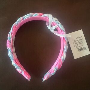 Lilly Pulitzer Vibrant Pink and Blue Headband NWT